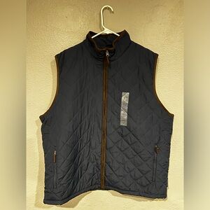 NWT Navy Blue Mens Vest XXL